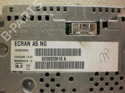 Used Display monitor RENAULT LAGUNA II (BG0/1_) 2.0 16V (BG00, BG0K, BG0P, BG0W) (135 hp) 13322474