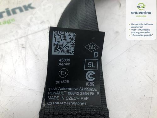 Rear right seatbelt RENAULT TWINGO III (BCM_, BCA_) 1.0 SCe 70 (BCMB) | BP40579980I28 - Image 3