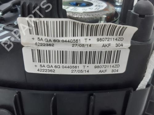 Driver airbag PEUGEOT 208 I (CA_, CC_) 1.2 VTI 82 | BP30812515C9 