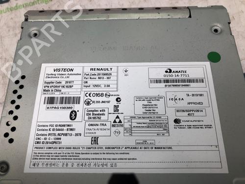 Radio RENAULT TWINGO III (BCM_, BCA_) 1.0 SCe 70 | BP24418420E6 - Image 4