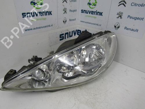 Used Left headlight PEUGEOT 206 CC (2D) 1.6 16V (2DNFUF, 2DNFUR) (109 hp) 13651898