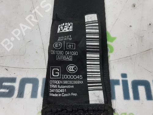 Front left seatbelt CITROËN DS3 (SA_) 1.2 VTi 82 | BP25526922I26 - Image 6