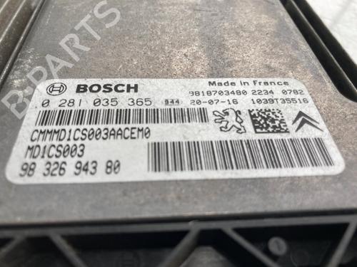 Used Engine control unit (ECU) PEUGEOT PARTNER Box Body/MPV (K9) 1.5 BlueHDi 75 (75 hp) 29899441