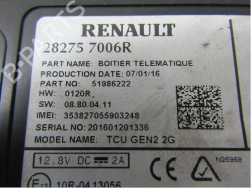 Control unit RENAULT CAPTUR I (J5_, H5_) 1.2 TCe 120 | BP40561334M11 - Image 2