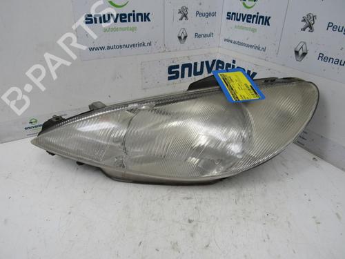 Used Left headlight PEUGEOT 206 Hatchback (2A/C) 1.4 i (75 hp) 16408737