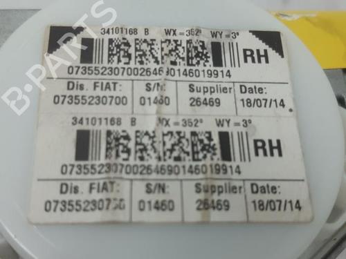 Front right seatbelt FIAT 500 (312_) 0.9 (312AXG1A, 312.AXG11) | BP40542252I25 - Image 8