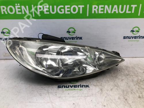 Used Right headlight PEUGEOT 206 Hatchback (2A/C) 1.4 i (75 hp) 16964445