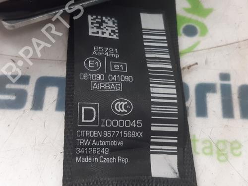 Front right seatbelt CITROËN C3 II (SC_) 1.2 VTi 82 | BP23646136I25 - Image 4