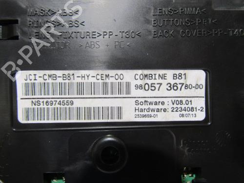 Instrument cluster CITROËN DS5 2.0 HDi 200 Hybrid4 All-wheel Drive | BP16409344C47 