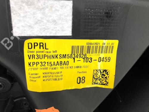 Rear left panel PEUGEOT 208 II (UB_, UP_, UW_, UJ_) 1.2 PureTech 100 | BP20158471C60 