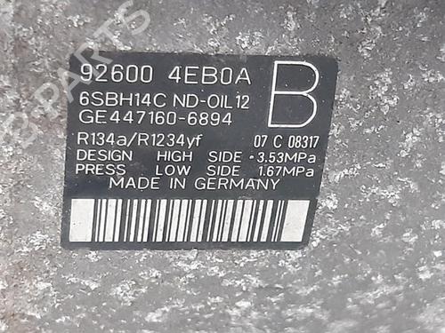AC compressor RENAULT KADJAR (HA_, HL_) 1.3 TCe 140 (HLNB, HLN1) | BP40582169M34 - Image 6