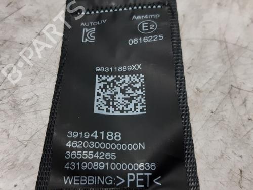 Rear right seatbelt CITROËN C3 AIRCROSS II (2R_, 2C_) 1.2 PureTech 110 (2RHNZB, 2RHNZW, 2RHNPX, 2RHNPJ) | BP21775154I28 