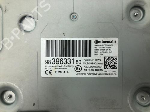 Radio PEUGEOT 3008 II SUV (MC_, MR_, MJ_, M4_) Hybrid | BP21193162E6 