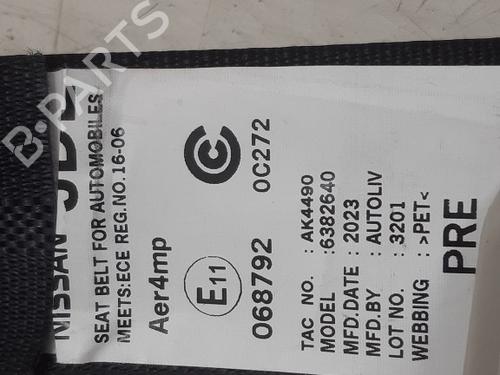 Rear left seatbelt NISSAN LEAF (ZE1) Electric | BP30758849I29 - Image 4
