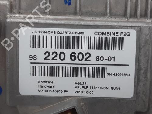 Instrument cluster PEUGEOT 208 II (UB_, UP_, UW_, UJ_) 1.2 PureTech 100 | BP21194414C47 