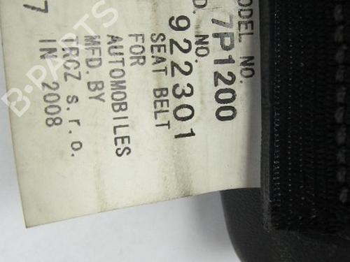 Rear right seatbelt PEUGEOT 107 (PM_, PN_) 1.0 | BP10783344I28 