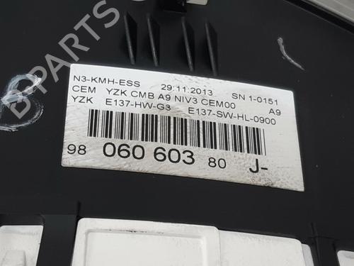 Instrument cluster PEUGEOT 208 I (CA_, CC_) 1.6 VTi | BP13324112C47 