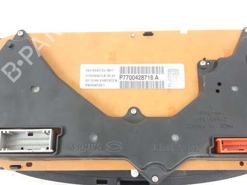 Kombinert Instrument RENAULT SCÉNIC I MPV (JA0/1_, FA0_) 2.0 16V (JA1B, JA1D, JA0C) | BP24163838C47