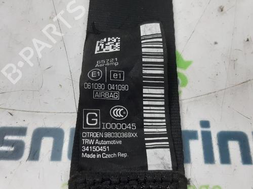Front left seatbelt CITROËN DS3 (SA_) 1.2 VTi 82 | BP40583512I26  - Image 6