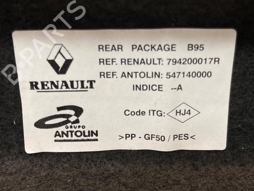 Rear parcel shelf RENAULT MEGANE III Hatchback (BZ0/1_, B3_) 1.4 TCe (BZ0F, BZ1V) | BP33935067C85 - Image 3