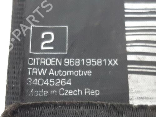 Sikkerhetsbelte bak venstre CITROËN C3 II (SC_) 1.6 HDi (92 hp) 10798297