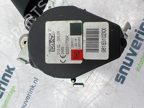 Front left seatbelt CITROËN C3 III (SX) 1.2 THP 110 (SXHNPS, SXHNZT, SXHNZ6) | BP40582165I26 - Image 4