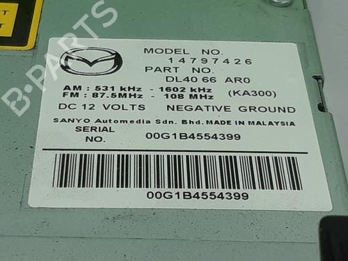 Radio MAZDA 2 (DE_, DH_) 1.5 (DE5FS) | BP16409578E6 