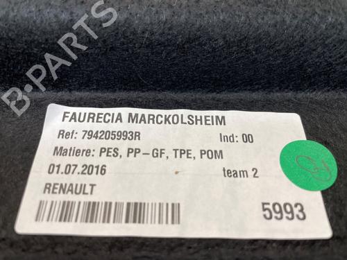 Rear parcel shelf RENAULT SCÉNIC IV (J9_) 1.2 TCe 115 | BP31050059C85 