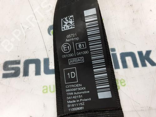 Front right seatbelt CITROËN C4 CACTUS 1.2 VTi 82 | BP22434159I25 