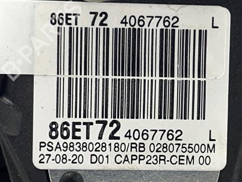 Pedal PEUGEOT EXPERT Van (V_) E-EXPERT | BP25009592I4 - Image 5