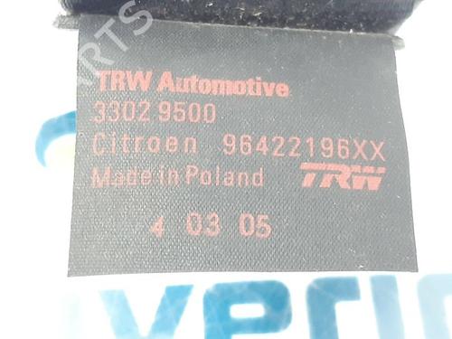 Front right seatbelt CITROËN C2 (JM_) 1.1 | BP10803900I25 
