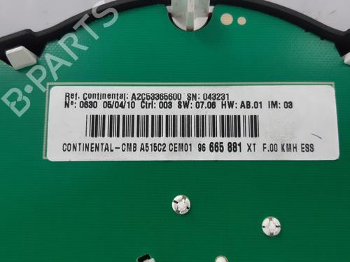 Instrument cluster CITROËN C3 II (SC_) 1.4 | BP13325023C47 
