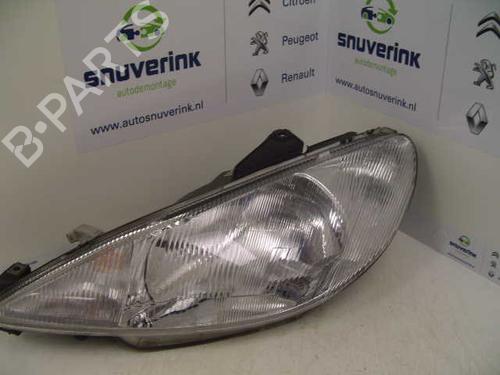Used Left headlight PEUGEOT 206 Hatchback (2A/C) 1.4 i (75 hp) 10788008