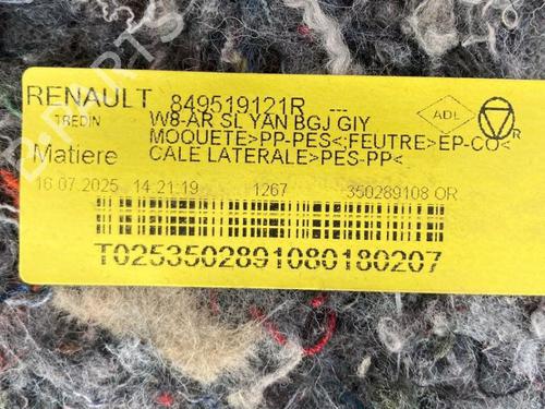 Used Boot lining Boot lining RENAULT CLIO V (B7_) 1.6 E-TECH 145 (B7MU) (143 hp) 40048657 40048657