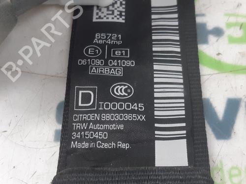 Front right seatbelt CITROËN C3 II (SC_) 1.2 VTi 82 | BP23646137I25 - Image 5