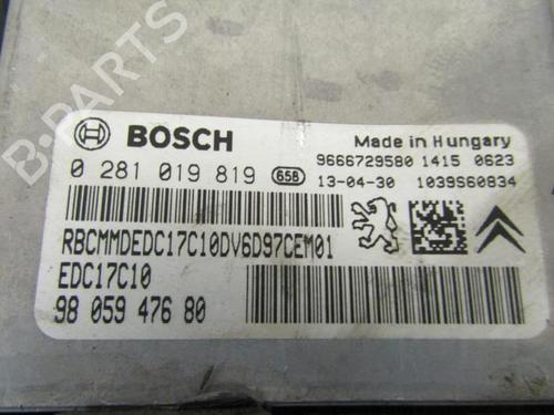 Engine control unit (ECU) CITROËN C3 II (SC_) 1.6 HDi | BP40564594M57 - Image 2
