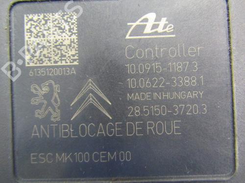 ABS pump PEUGEOT 208 I (CA_, CC_) 1.4 HDi | BP17027112M43 