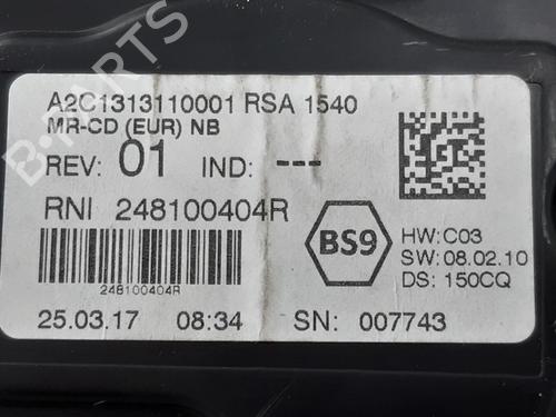 Instrument cluster RENAULT TALISMAN (LP_) 1.6 TCe 150 | BP24160304C47 