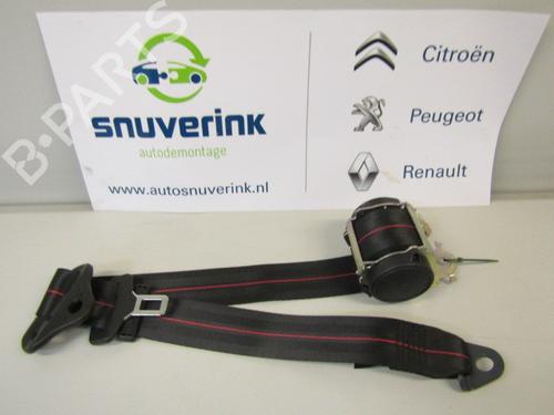 Used Rear left seatbelt PEUGEOT 208 I (CA_, CC_) 1.6 GTi (200 hp) 24163397