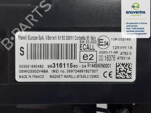 Used Electronic module Electronic module CITROËN C3 III (SX) 1.2 THP 110 (SXHNPS, SXHNZT, SXHNZ6) (110 hp) 40580209 40580209
