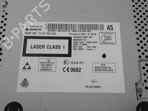Radio NISSAN QASHQAI II (J11, J11_) 1.2 DIG-T | BP16048043E6