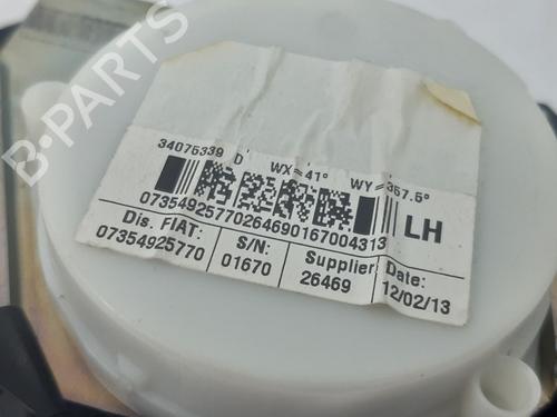 Used Rear left seatbelt FIAT 500 (312_) 1.2 (312AXA1A) (69 hp) 12141600