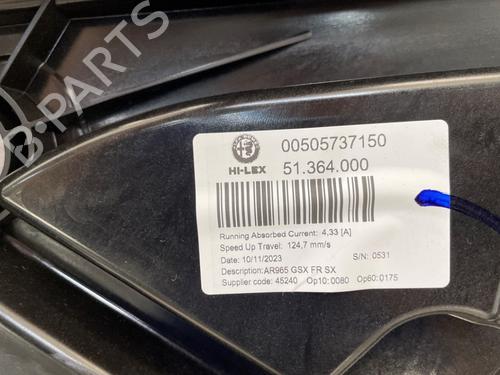 Front left window mechanism ALFA ROMEO TONALE (965_) 1.5 Mild Hybrid | BP34423728C22 - Image 5