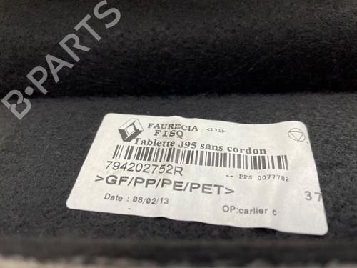 Rear parcel shelf RENAULT SCÉNIC III (JZ0/1_) 1.2 TCe | BP25009589C85 