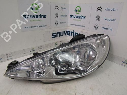 Used Left headlight PEUGEOT 206 Hatchback (2A/C) 1.4 16V (88 hp) 10791813