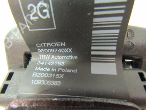 Rear left seatbelt CITROËN C4 CACTUS 1.2 THP 110 | BP40561656I29 - Image 2