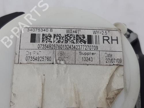 Rear right seatbelt FIAT 500 (312_) 1.2 (312AXA1A) | BP18950339I28 