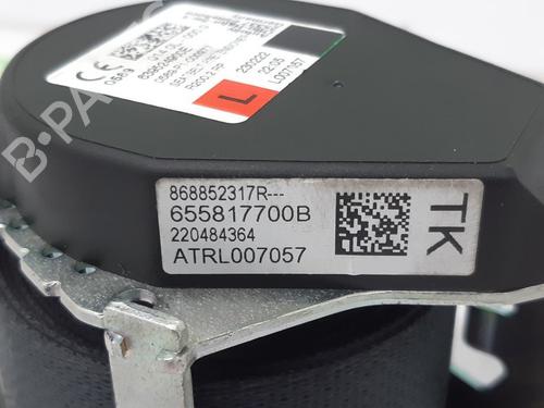 Front left seatbelt RENAULT CLIO V (B7_) 1.0 TCe 90 (B7MT) | BP23393932I26 