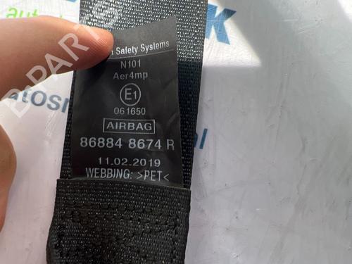 Front left seatbelt RENAULT KADJAR (HA_, HL_) 1.3 TCe 140 (HLNB, HLN1) | BP34567336I26 - Image 3
