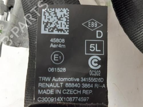 Rear right seatbelt RENAULT TWINGO III (BCM_, BCA_) 1.0 SCe 70 | BP40573837I28 - Image 6